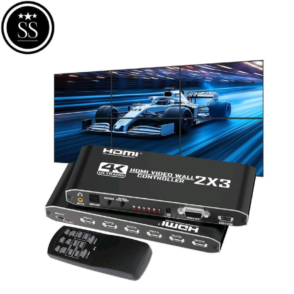 Video Wall Controller 2x3 HDMI 4K/2x3 HDMI Videowall Controller /HDMI Videowall Controller 2x3/4K Vi