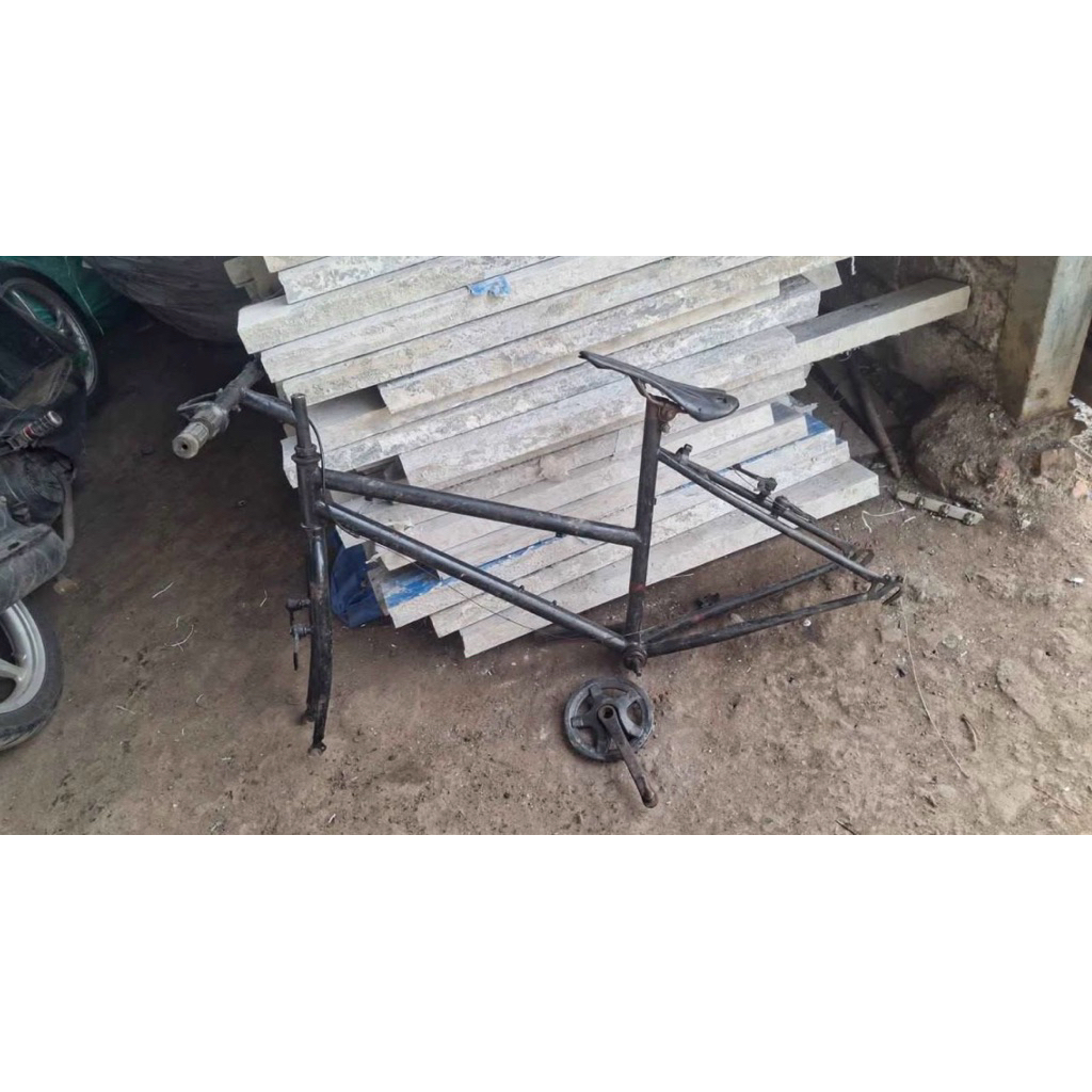 frame sepeda lady modelan federal