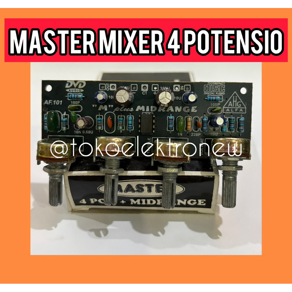 MASTER MIXER 4 POTENSIO