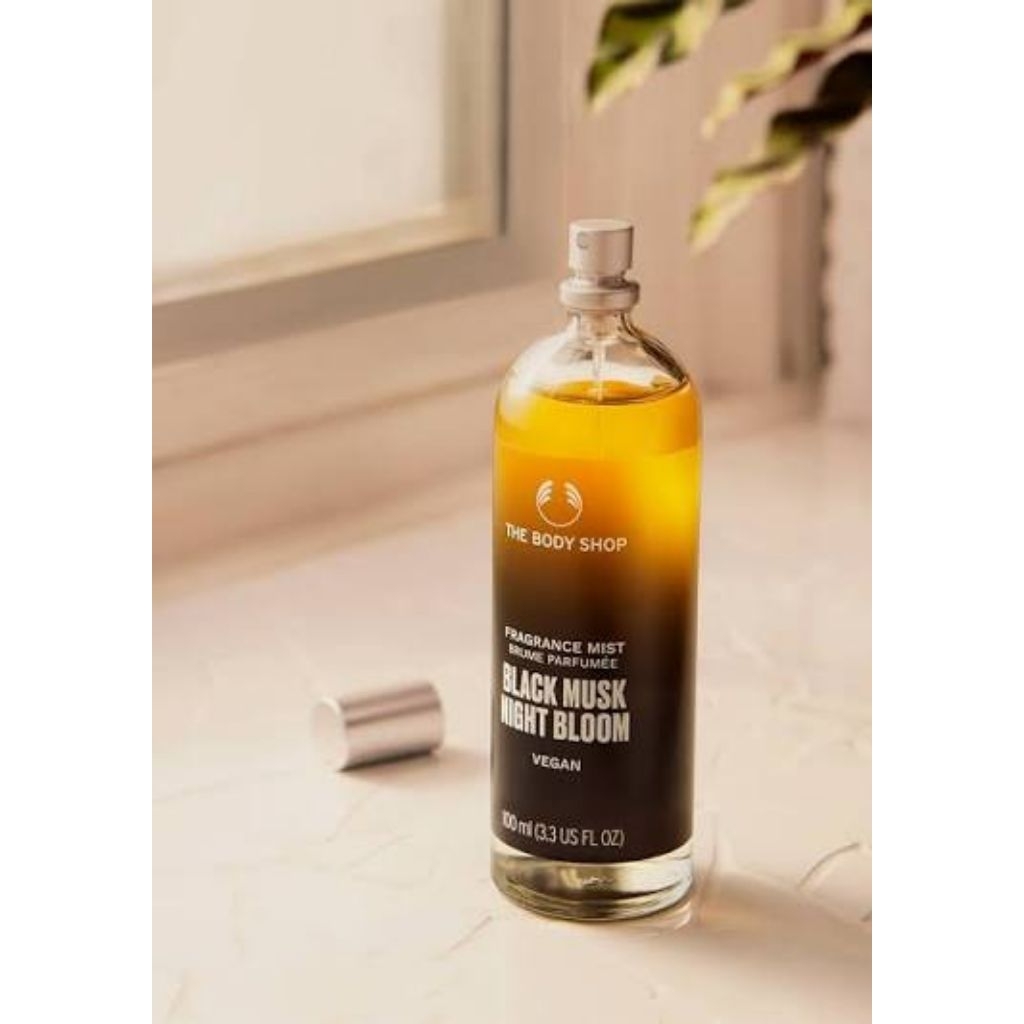 The Body Shop - Body Mist Black Musk Night Bloom Vegan 100ml, Aroma Sensual dan Vegan