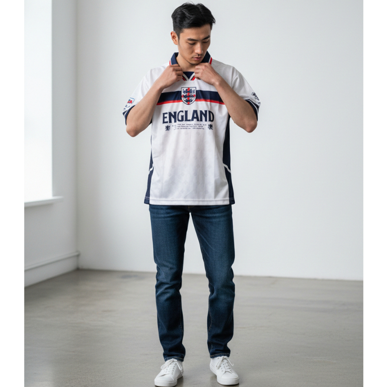 JERSEY FANTASY ENGLAND / JERSEY RETRO / JERSEY CASUAL / JERSEY CLASIC / JERSEY BOLA / JERSEY BAND . 