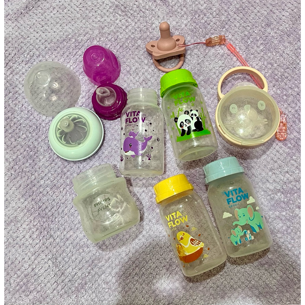 PRELOVED Botol Vita Flow dan Avent Natural Respone
