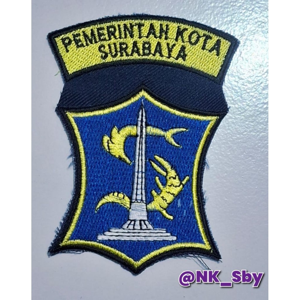 Badge Dinas Pemerintah Kota Surabaya Bordir