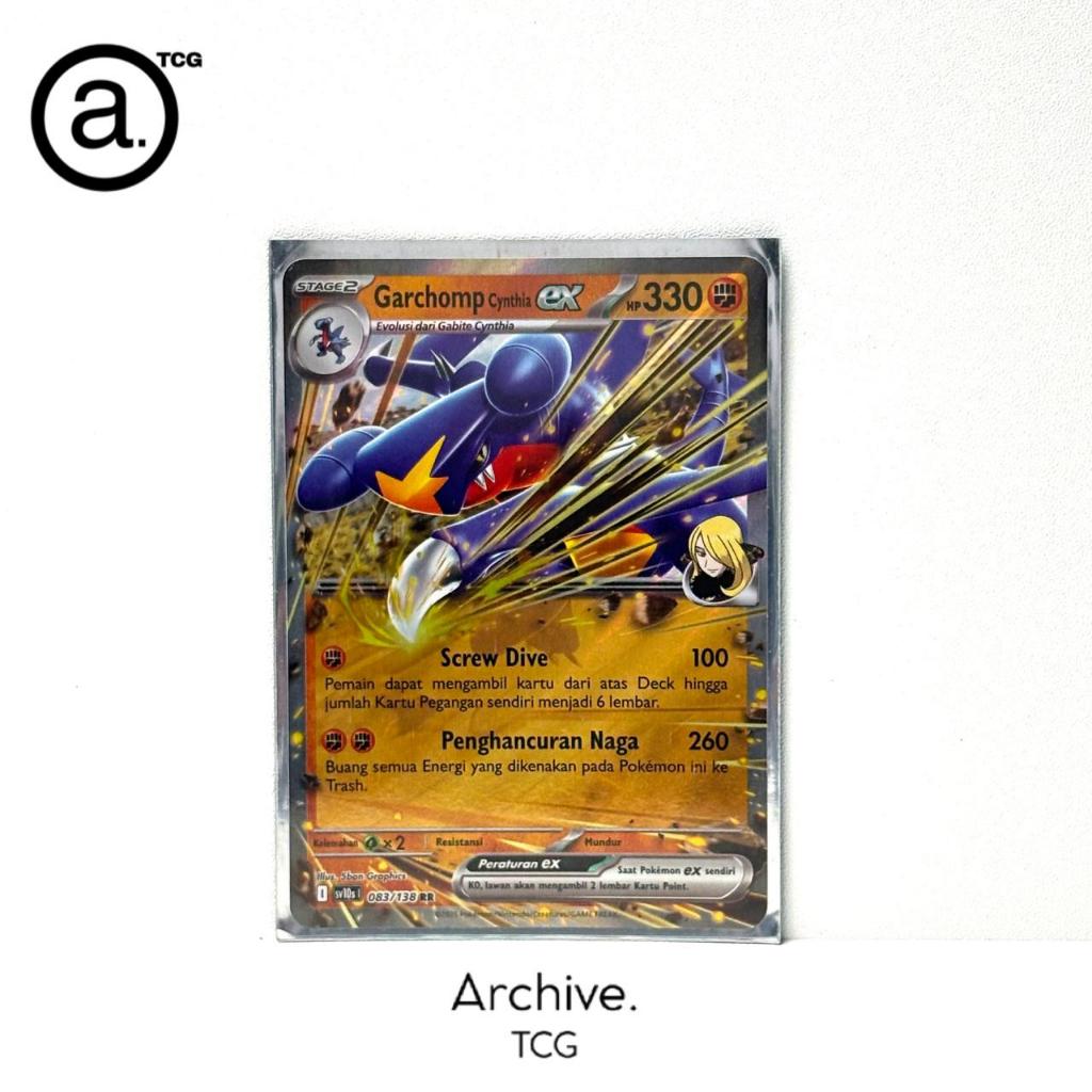 Garchomp Cynthia ex RR (083/138) Pokemon Indonesia ~ Kehadiran Juara SV10