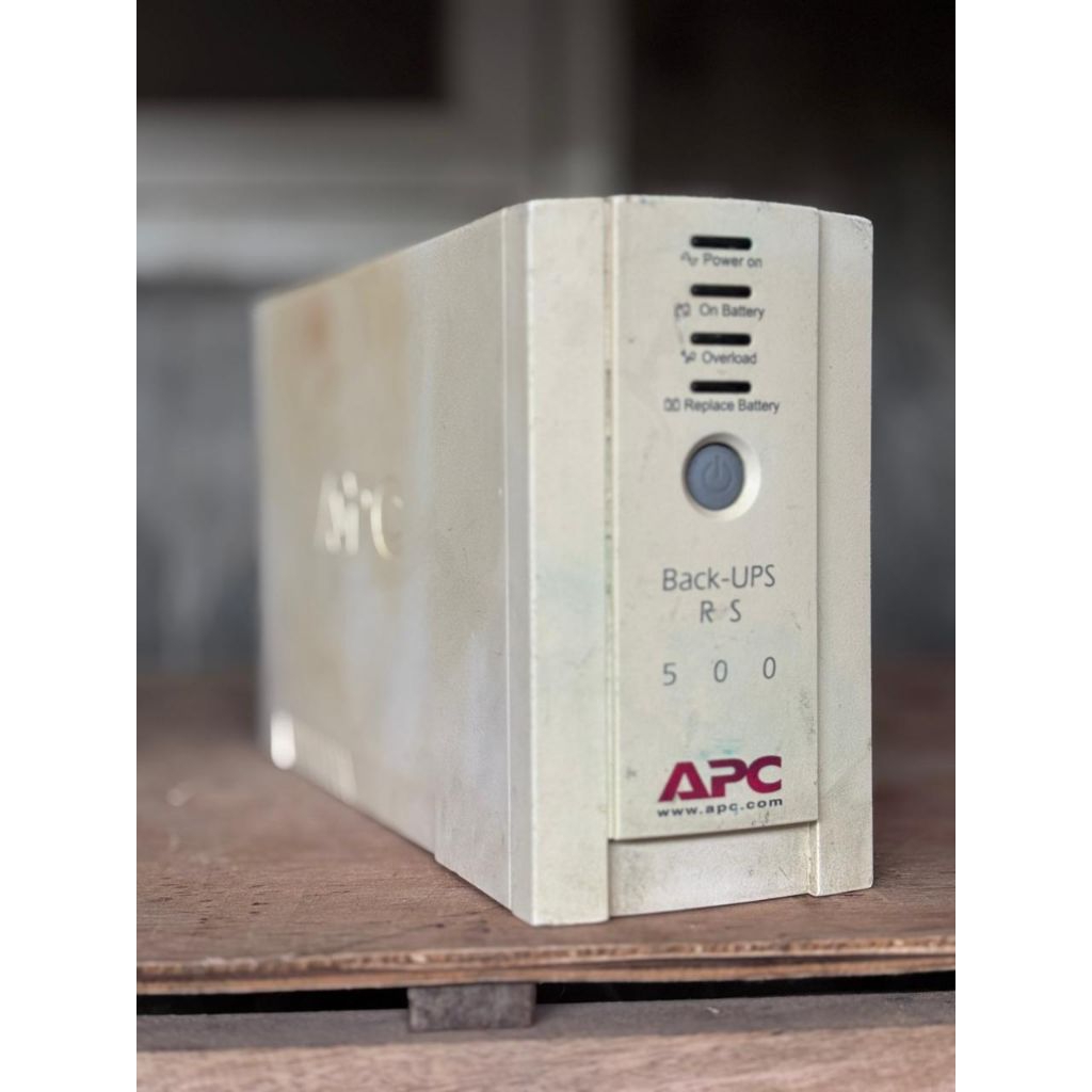 UPS APC BR500 500VA 300WATT SECOND NORMAL DIJUAL TANPA AKI