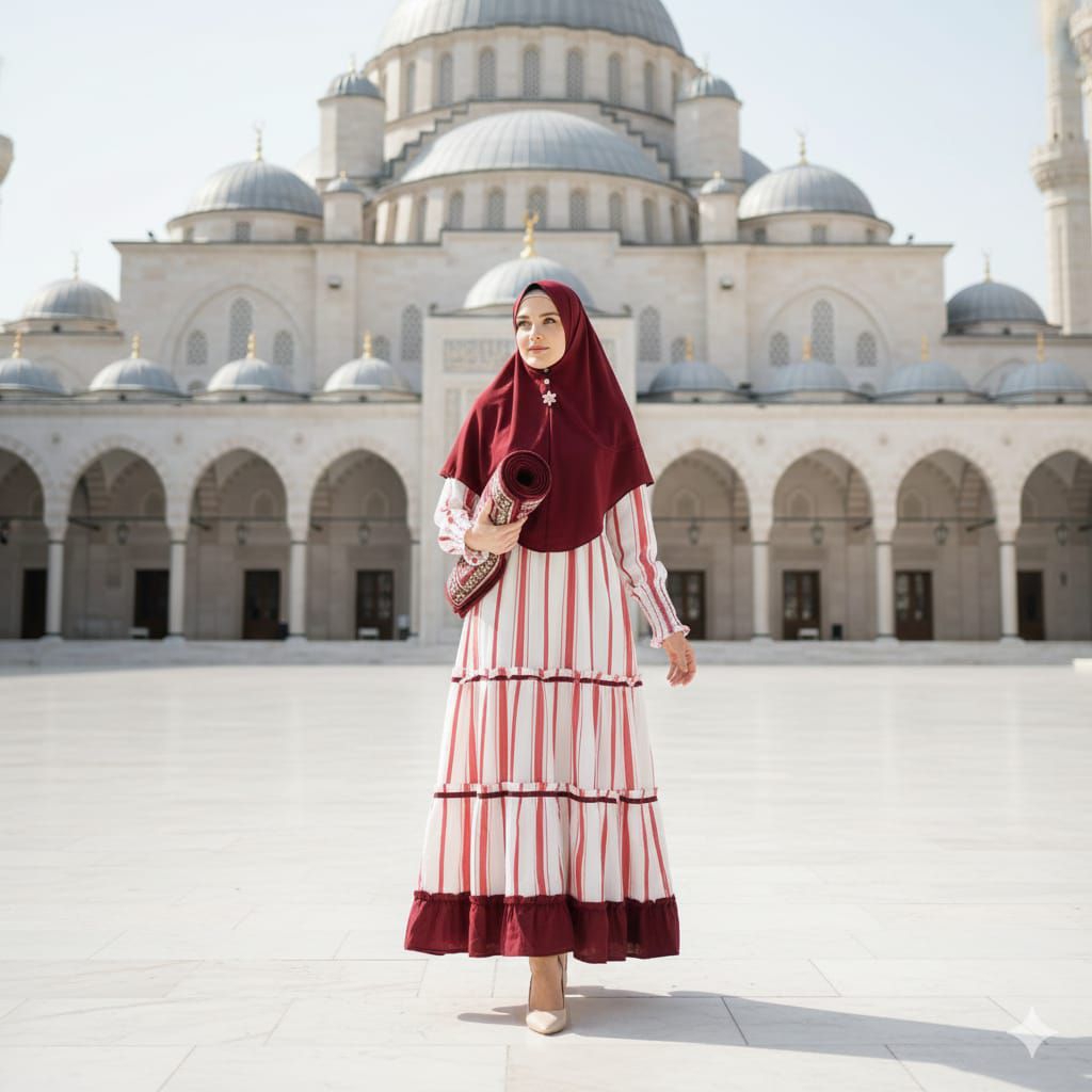 Gamis Shabrina Set Hijab Syar'i Dewasa Original