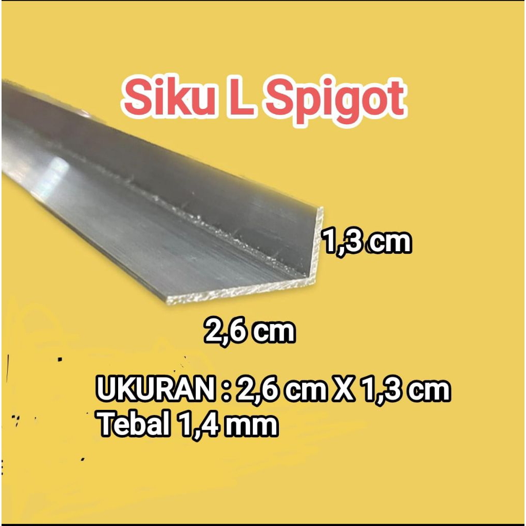 Siku Aluminium L Spigot 100cm