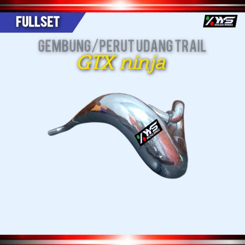 Gembung | perut knalpot | udang trail | GTX Ninja | Model KTM SE Chrome dan stainless
