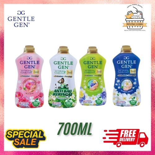 GENTLE GEN DETERJEN CAIR KONSENTRAT 700ML PEWANGI PAKAIAN
