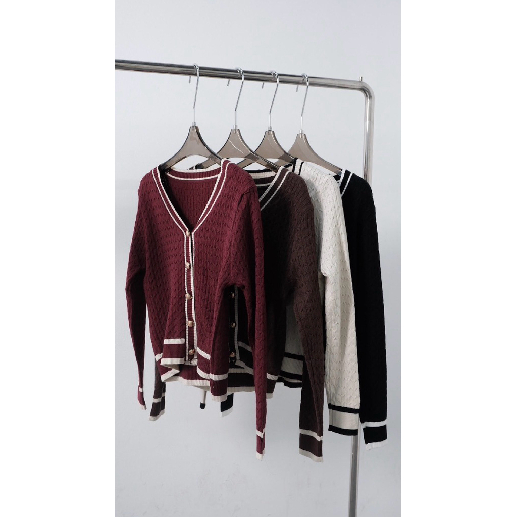 LUNA CARDIGAN / Knit Cardigan / Outer Knit / Knit / Cardigan Korea