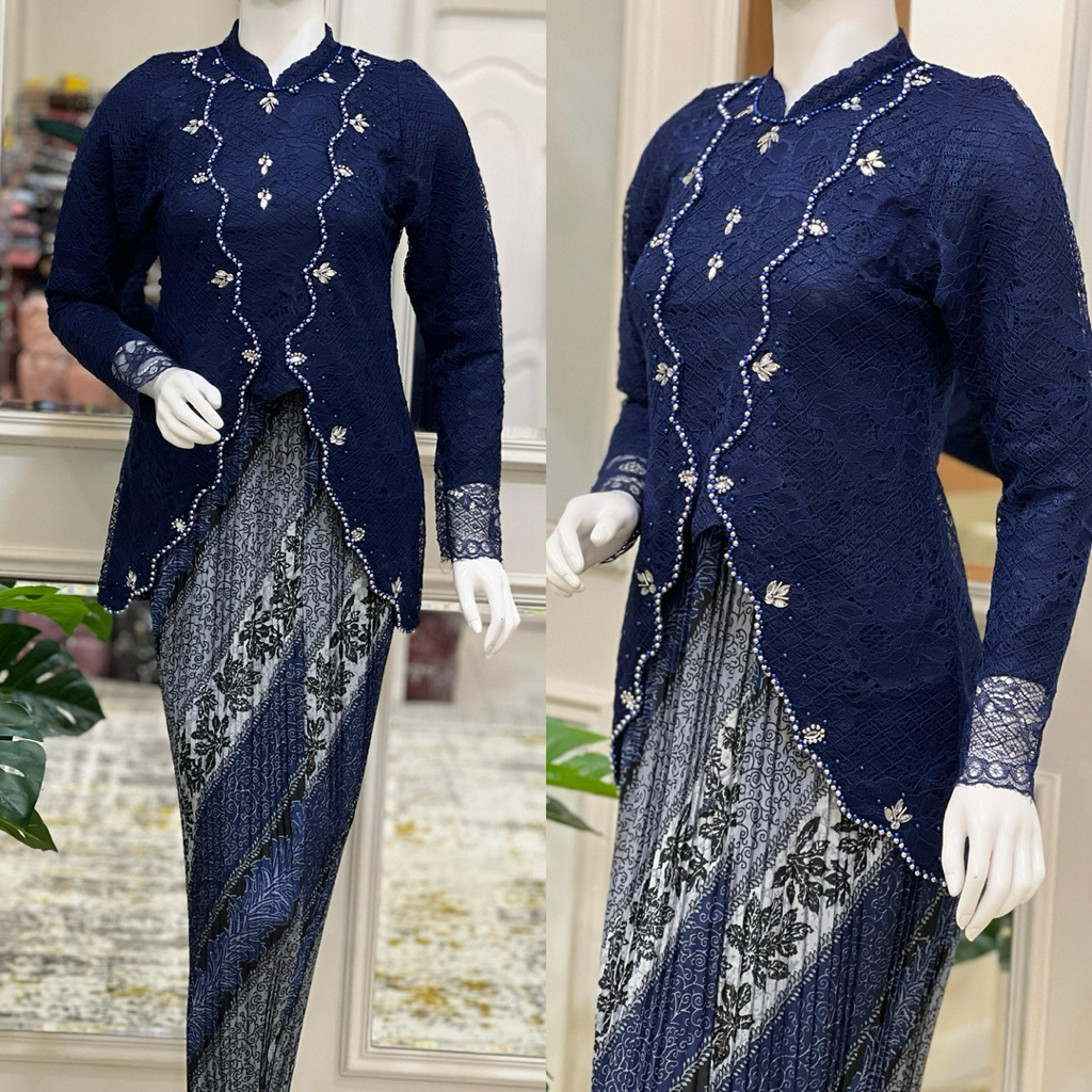 KEBAYA BROKAT KUTUBARU HIJAB PAYET