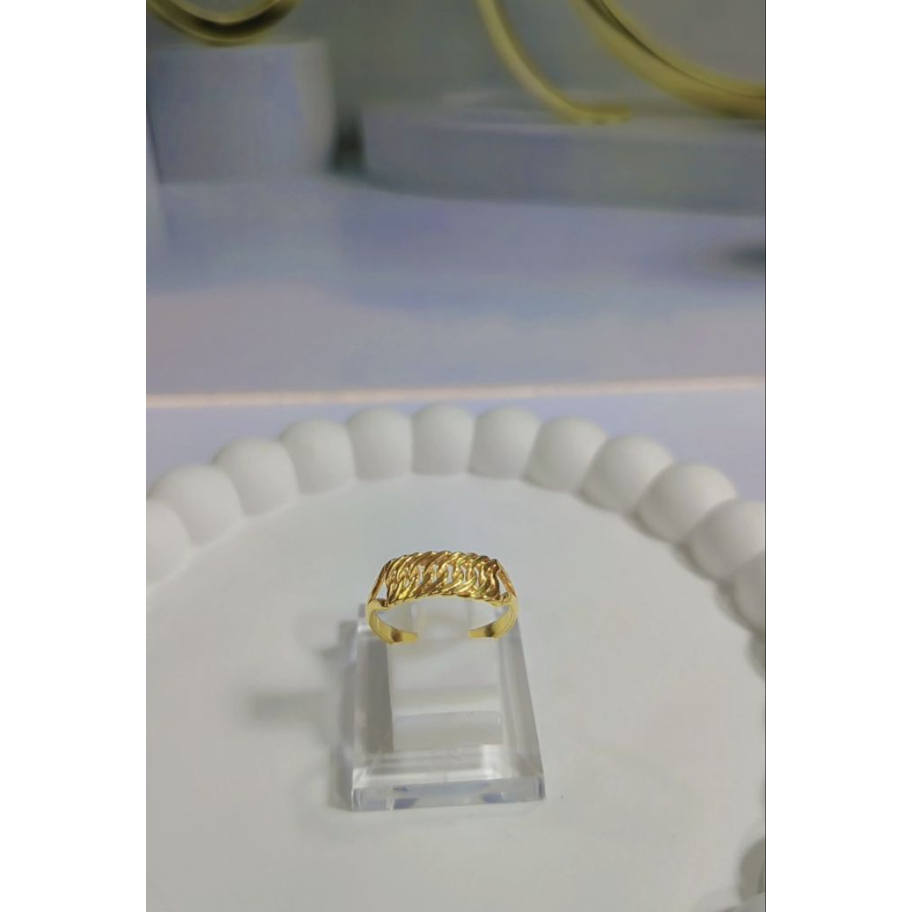 cincin perak sepuh emas