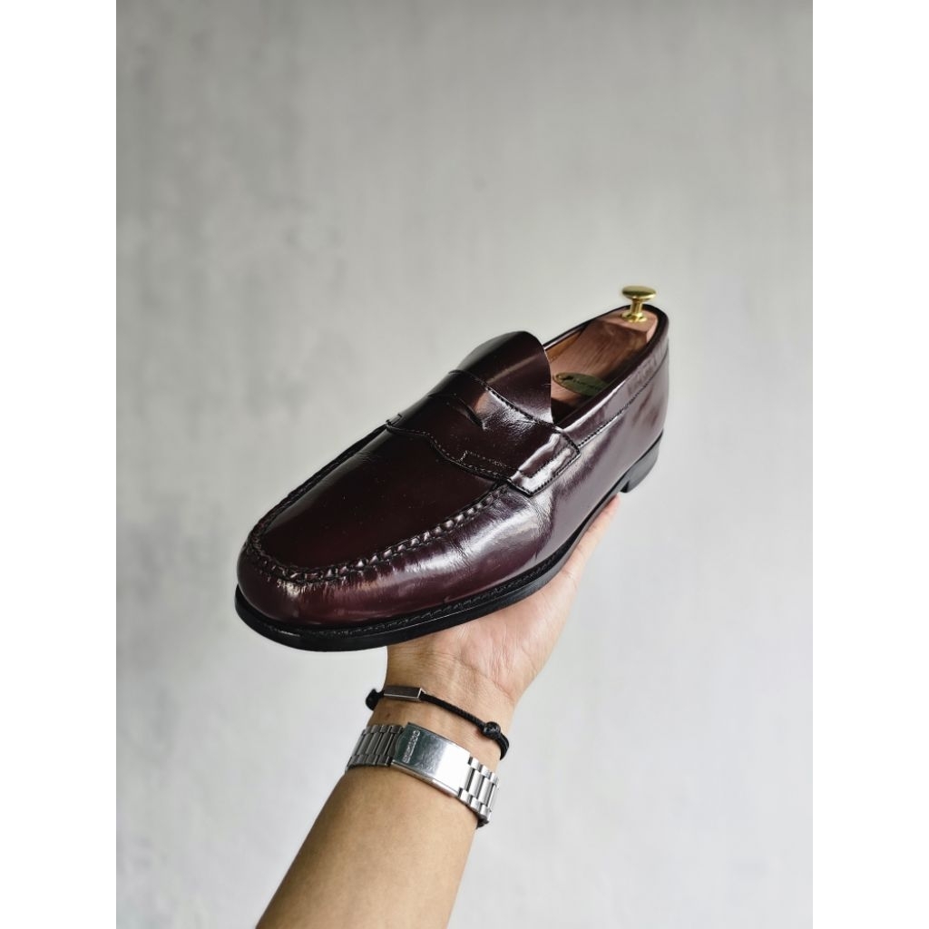 [LFR-061] G.H. BASS WEEJUNS LEVIN PENNY LOAFERS BURGUNDY