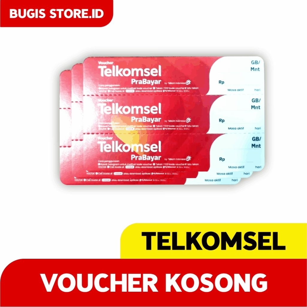 VOUCHER KOSONG TELKOMSEL KHUSUS SULAWESI (PERPCS)