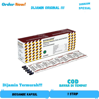 Biosanbe Kapsul – Vitamin Zat Besi untuk Ibu Hamil & Menyusui