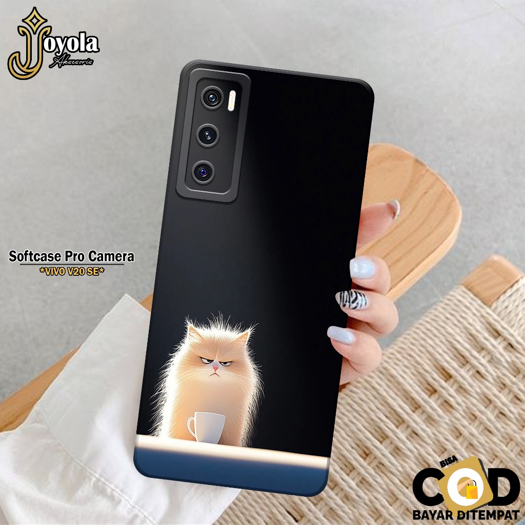 Case Vivo V20 SE Casing Hp Vivo V20 SE JOYOLA Case Kucing Kesing Vivo V20 SE Silikon Cover Pro Camer