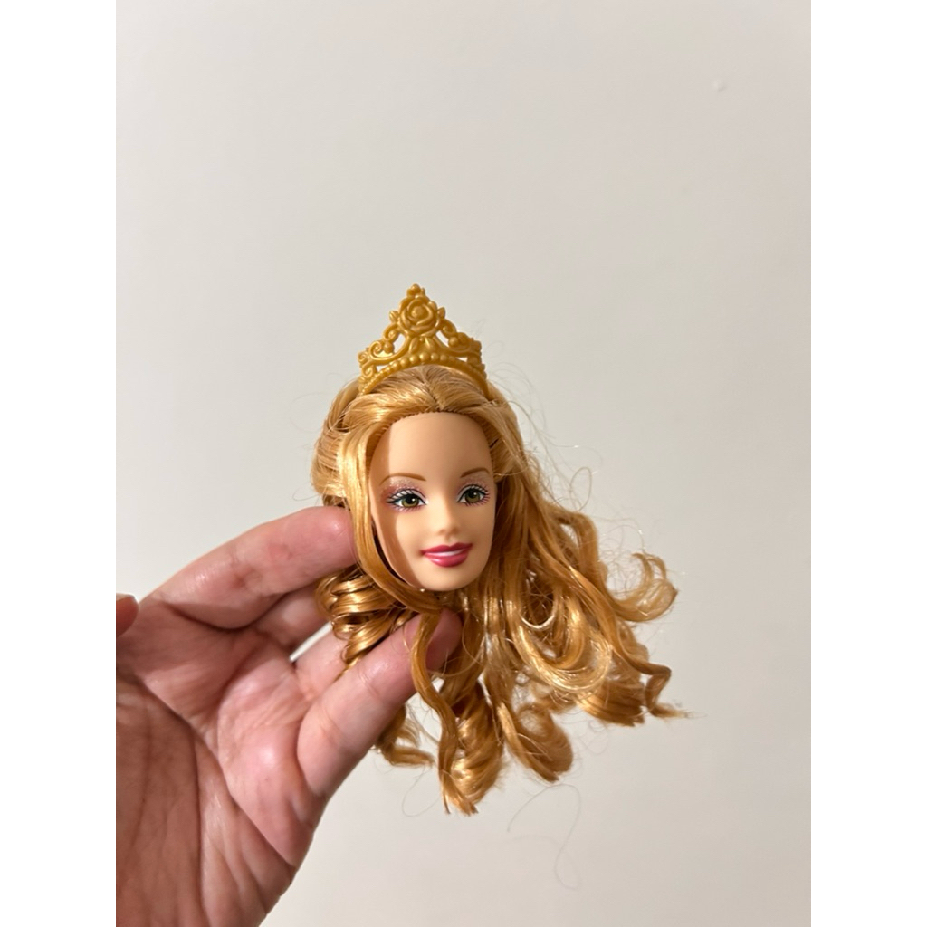 [READY] Head Barbie Genevieve with Crown