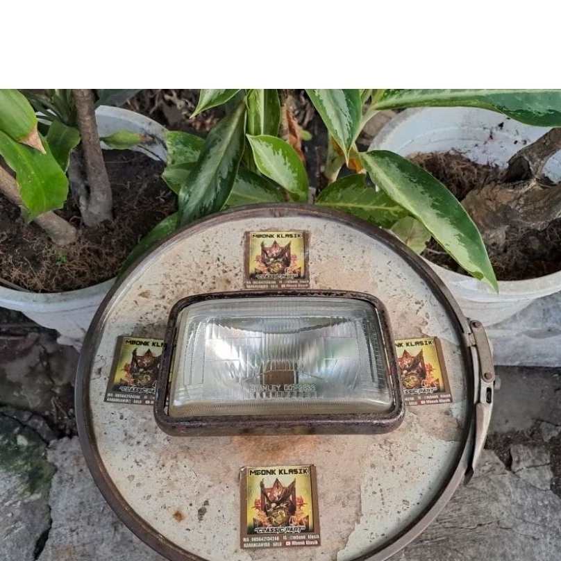 reflektor lampu depan honda gl100 gl125 win100 ORIGINAL reflektor lampu depan honda win 100 reflekto