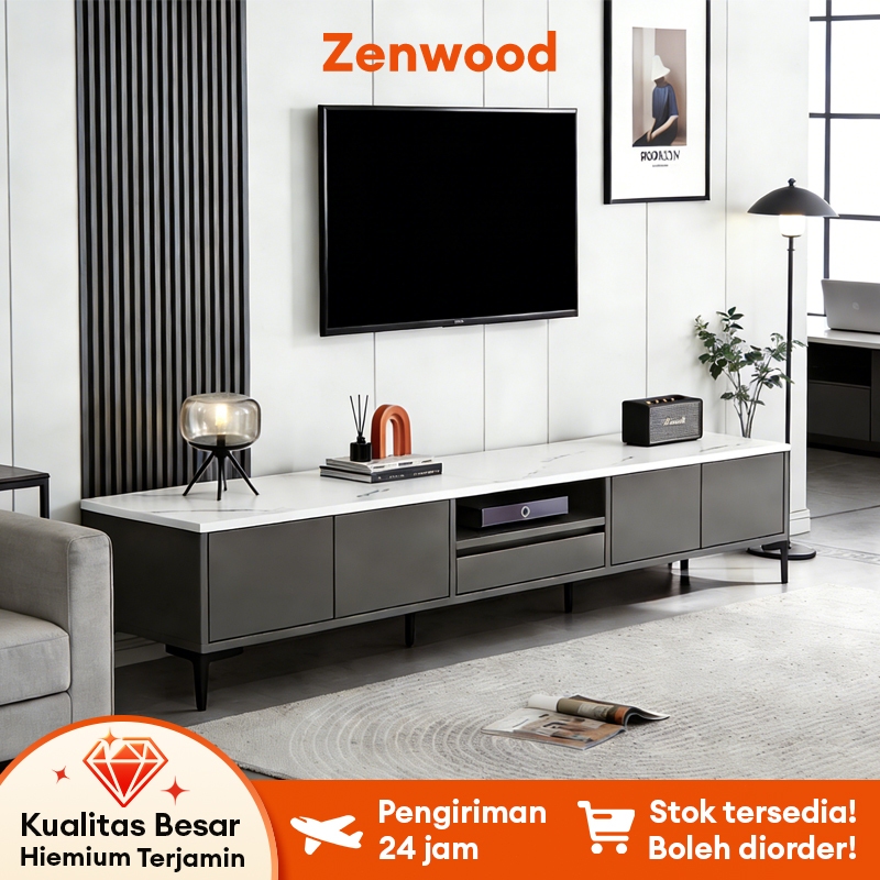 Meja TV Rak TV Meja TV Minimalis Modern Nordic Bufet Tv Minimalis Kayu Modern Kemewahan