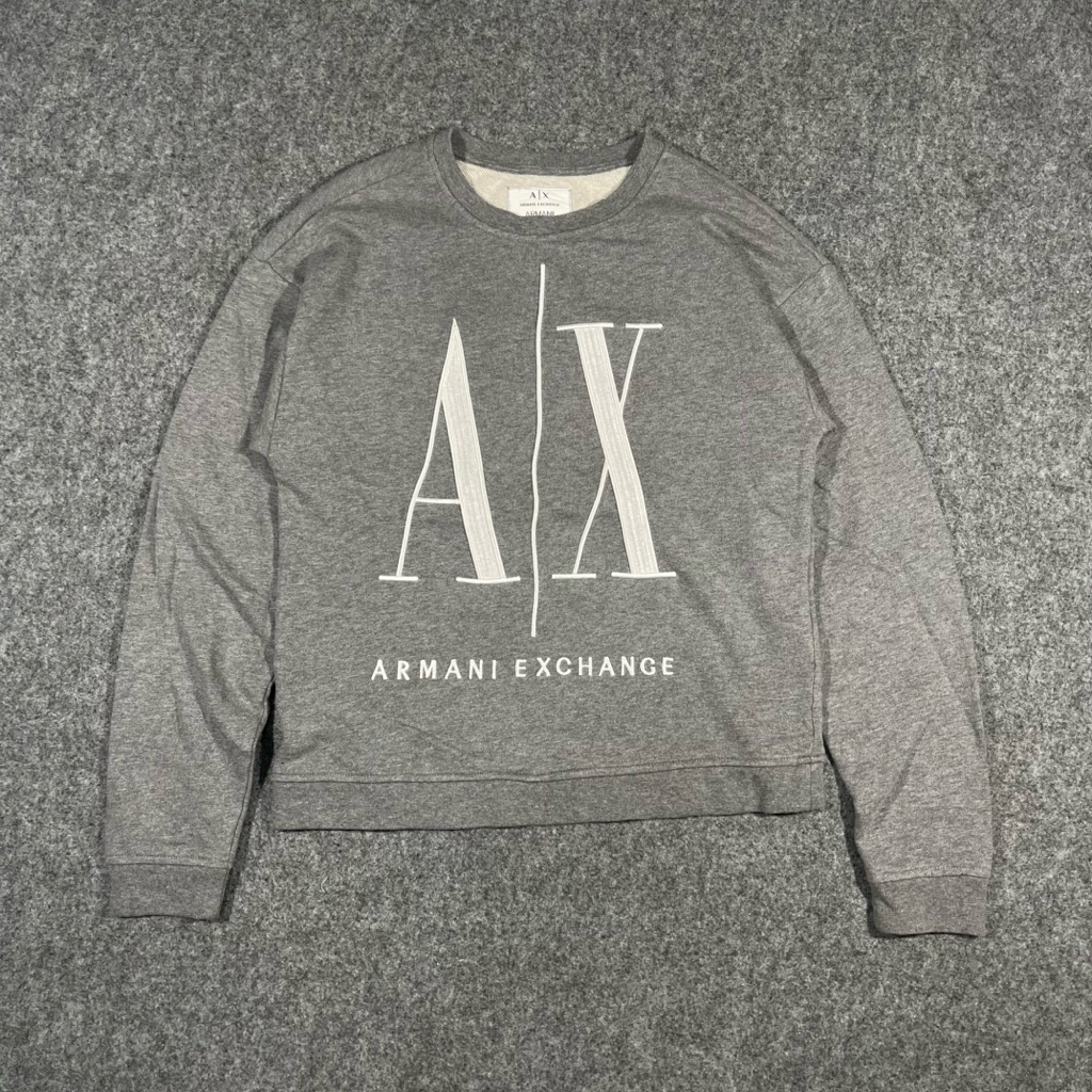 Crewneck Armani Exchange big logo bordir second