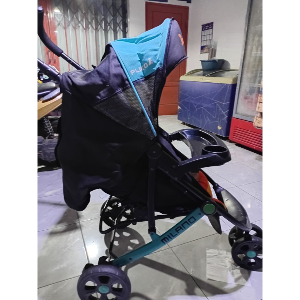 Stroller bayi Pliko Milano bonus  gendongan Hipseat multifungsi