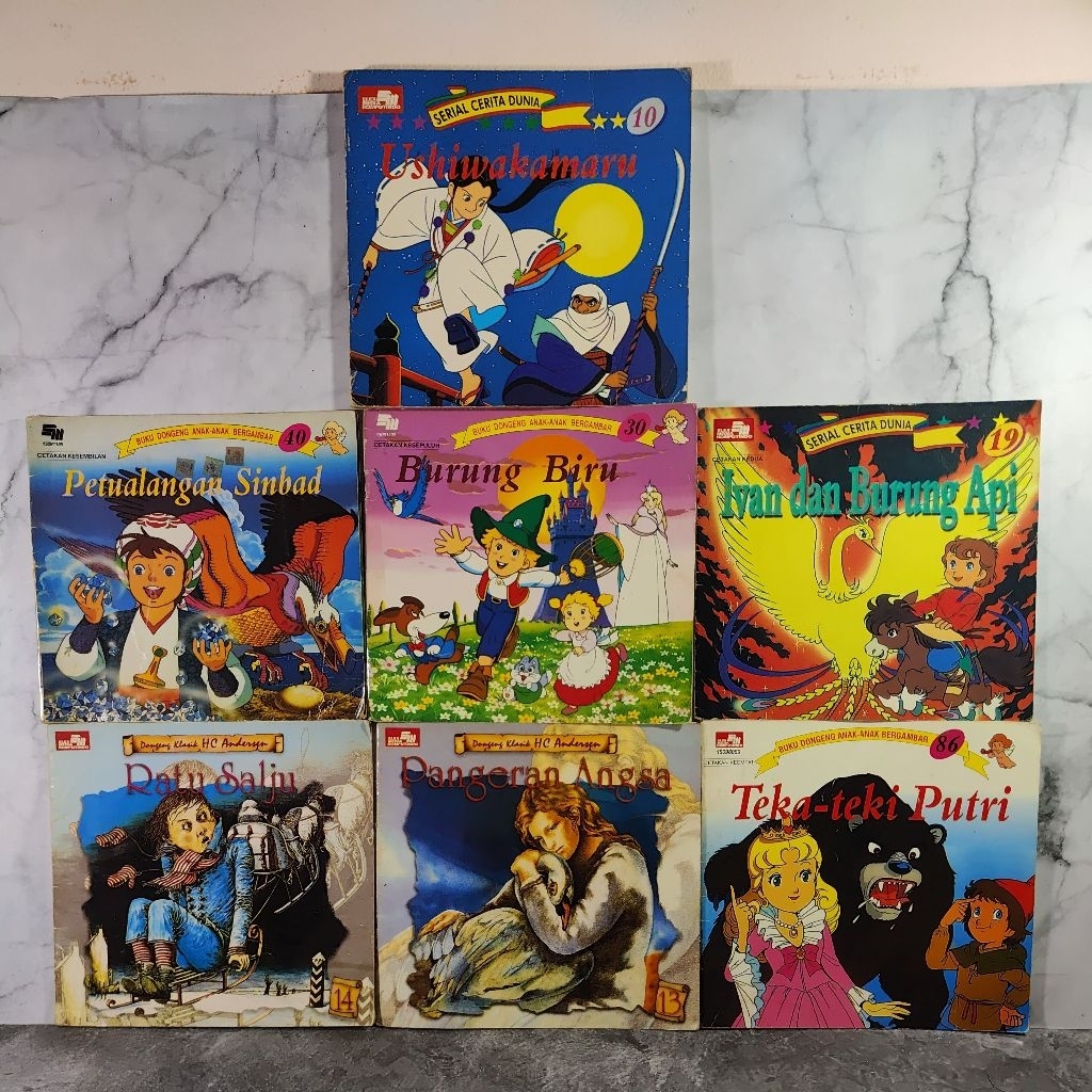 Buku Serial Cerita Dunia, Buku Dongeng Anak-Anak Bergambar, Dongeng Klasik HC Andersen, Elex Media K