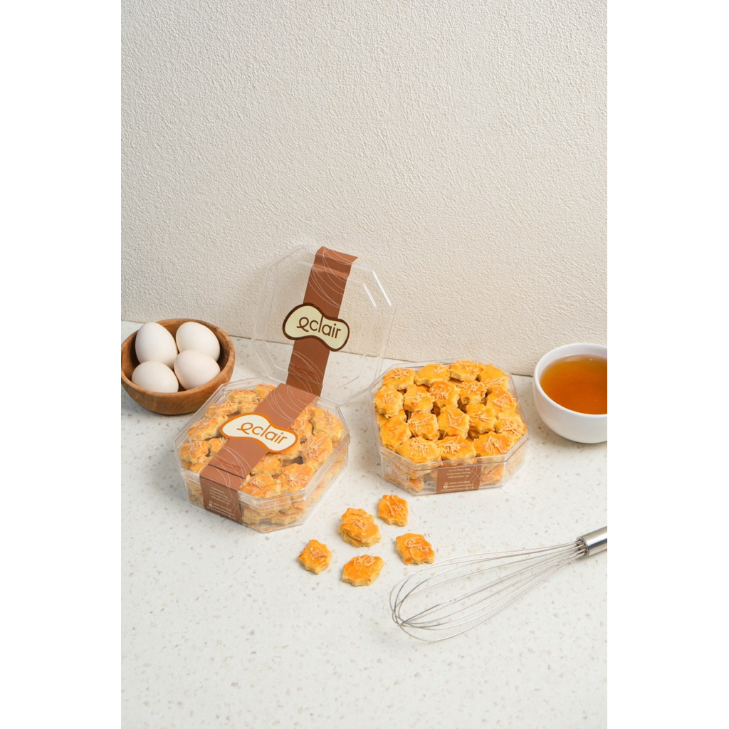 [BEST SELLER] Kastengel Premium Full Butter Keju Edam Homemade | Kaastengels | Eclair Cookies