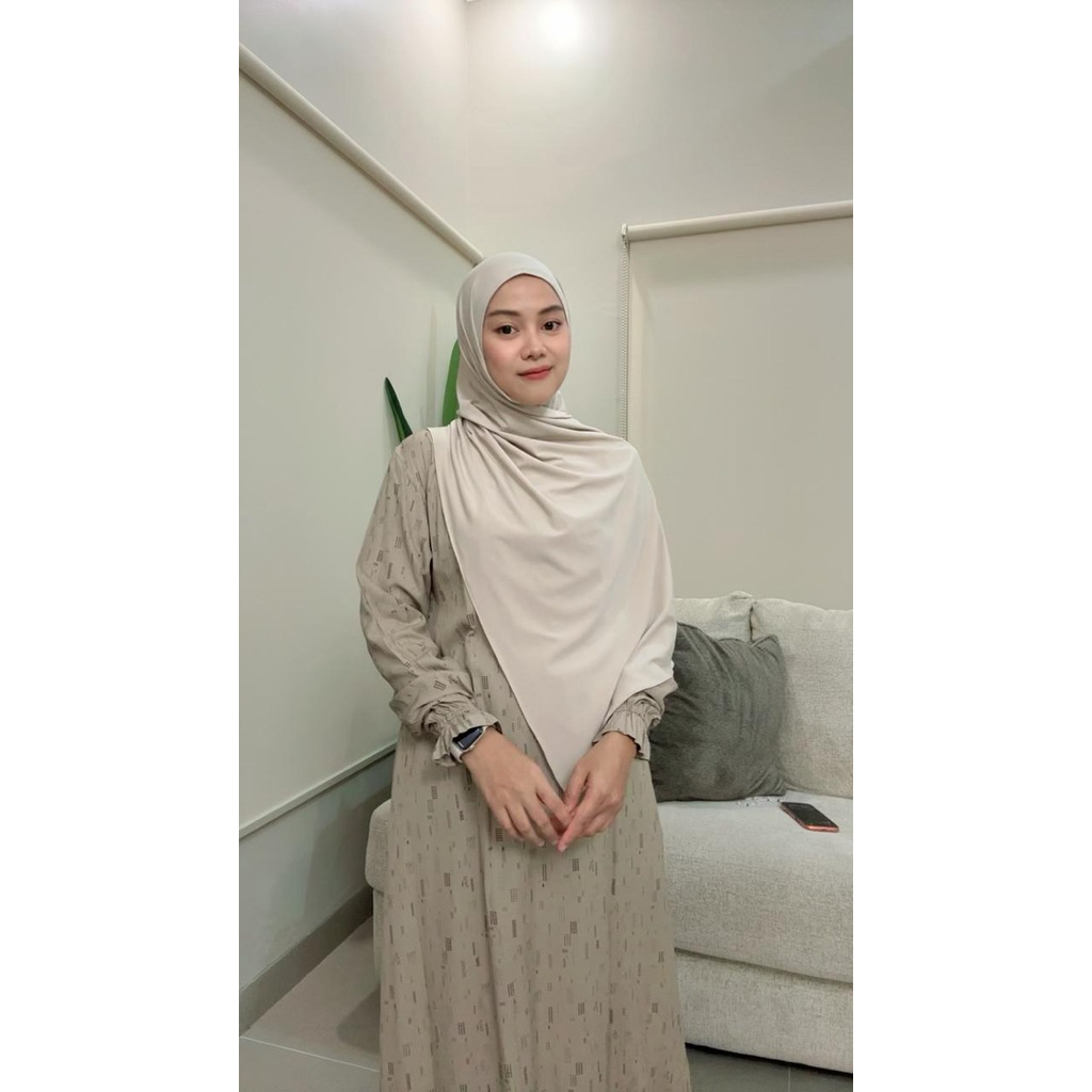Pashmina Instan oval Jersey | pashmina zahkhiraa | pashmina instan | pashmina instan