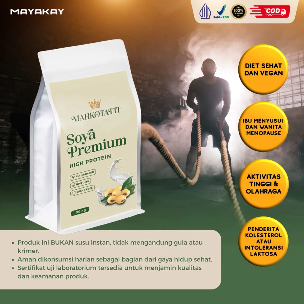 Mahkota Fit Susu Kedelai 1KG | Susu Diet & Fitness