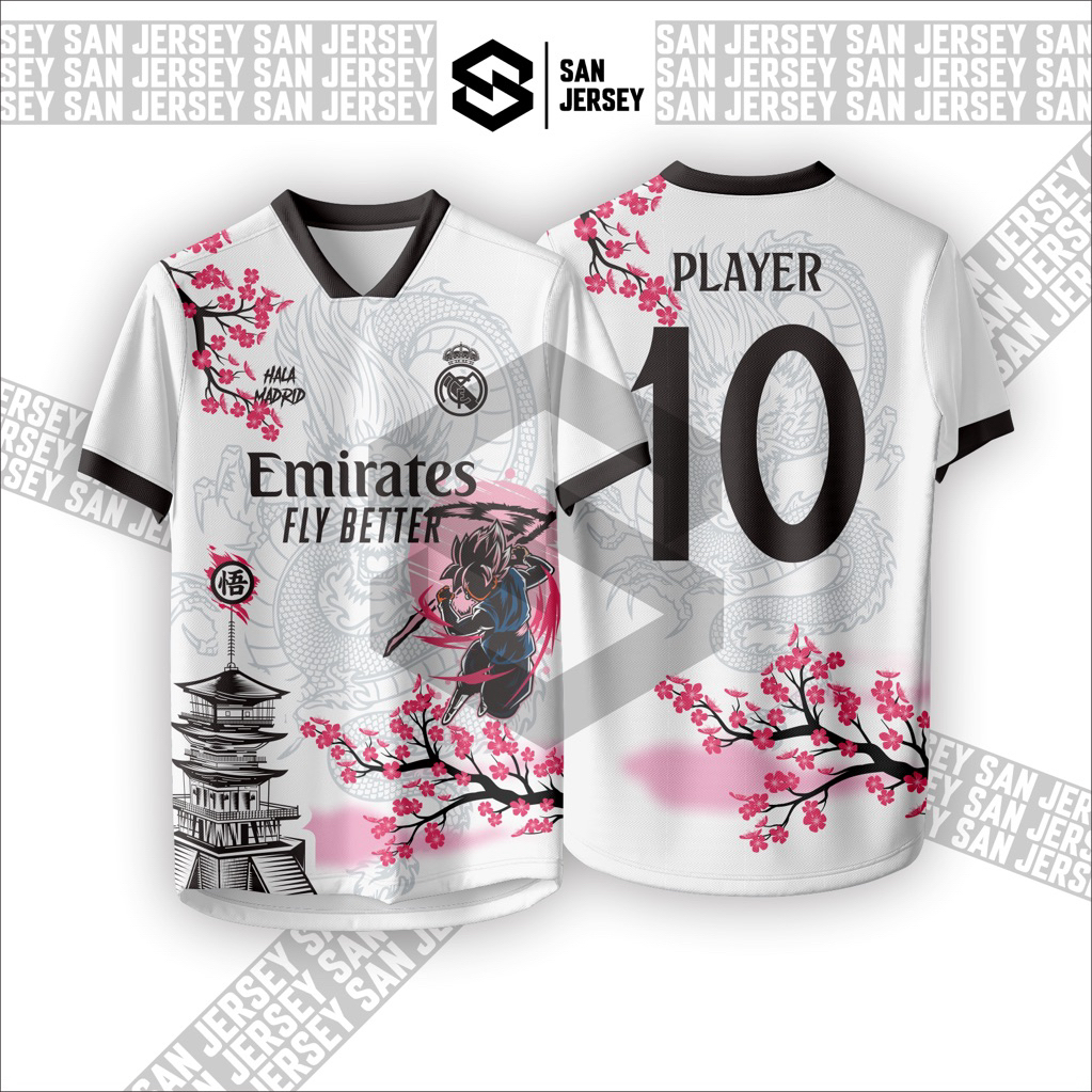 Jersey Madrid X Dragon Ball Full Printing