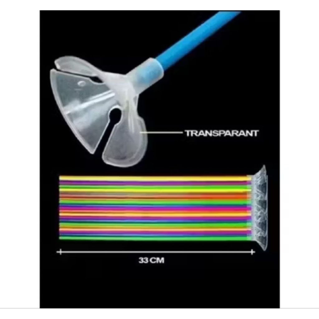 GROSIR 100 pcs STICK BALON + CUP