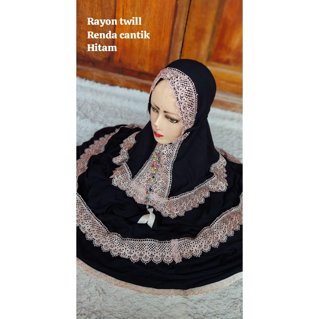 Mukena terusan DEWASA RAYON TWILL TERLARIS TERMURAH BISA COD