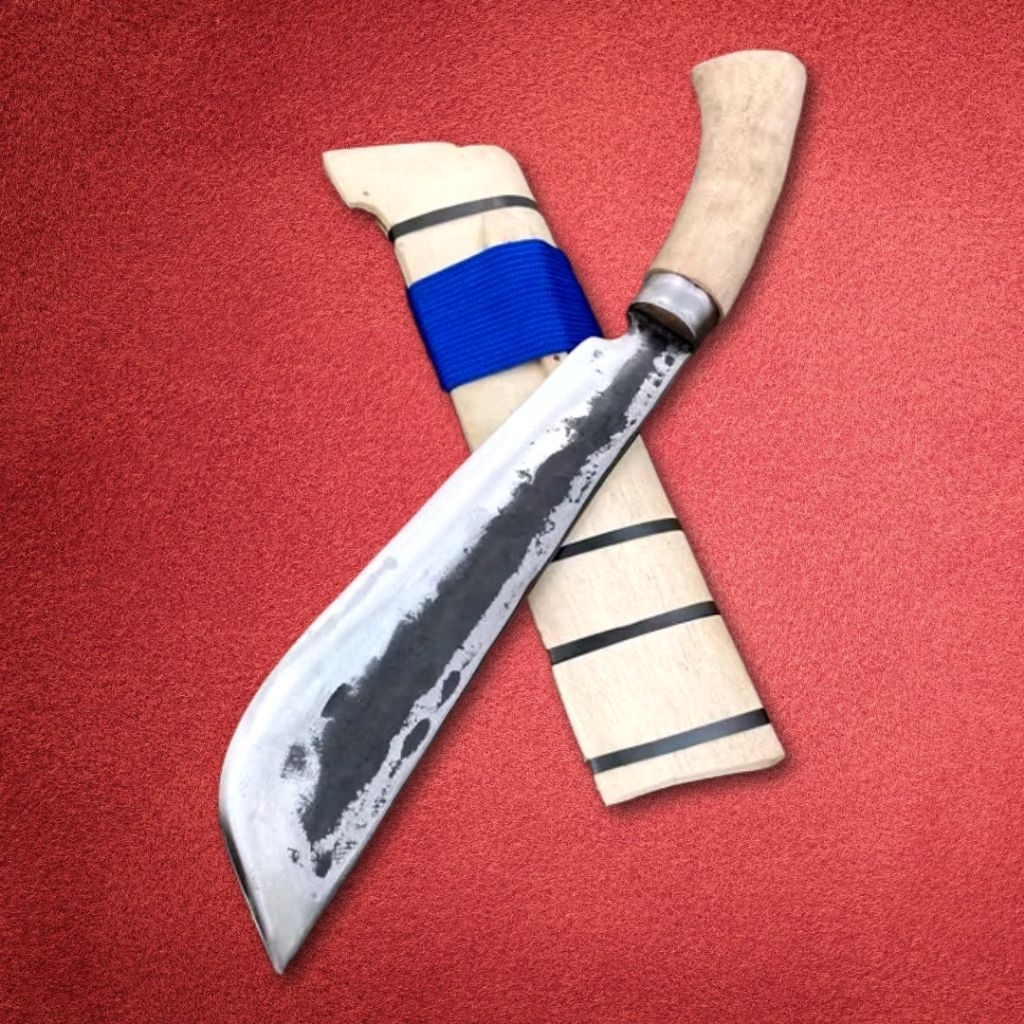 Bedog Asli Baja Untuk Tebang Kayu, Bambu, Cacah Daging & Tulang