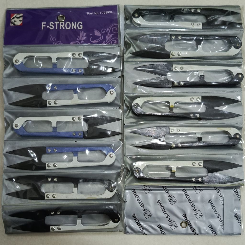 1 lusin (12pcs) TC 999 XL F-STRONG gunting buang benang cekris besar thread cutter