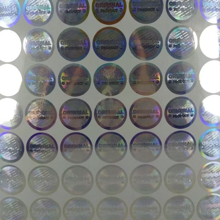 Stiker Hologram Original Mutiara Silver