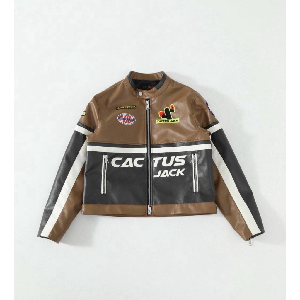 Travis Scott x Jordan Leather Jacket Cactus Jack