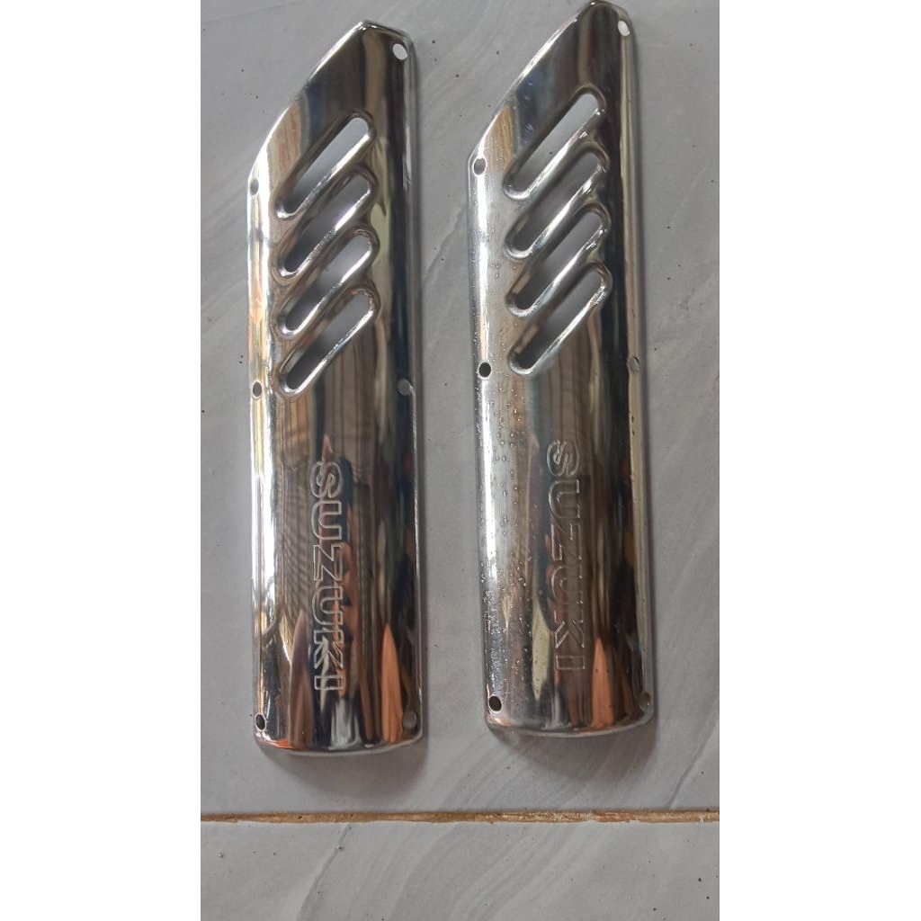 cover tutup knalpot shogun 110 r shogun ariel noah