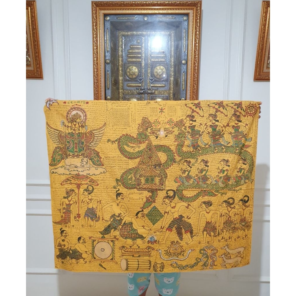 Koleksi Lukisan TL Kain Kuning Pakem Lengkap Karya H.Ibrahim