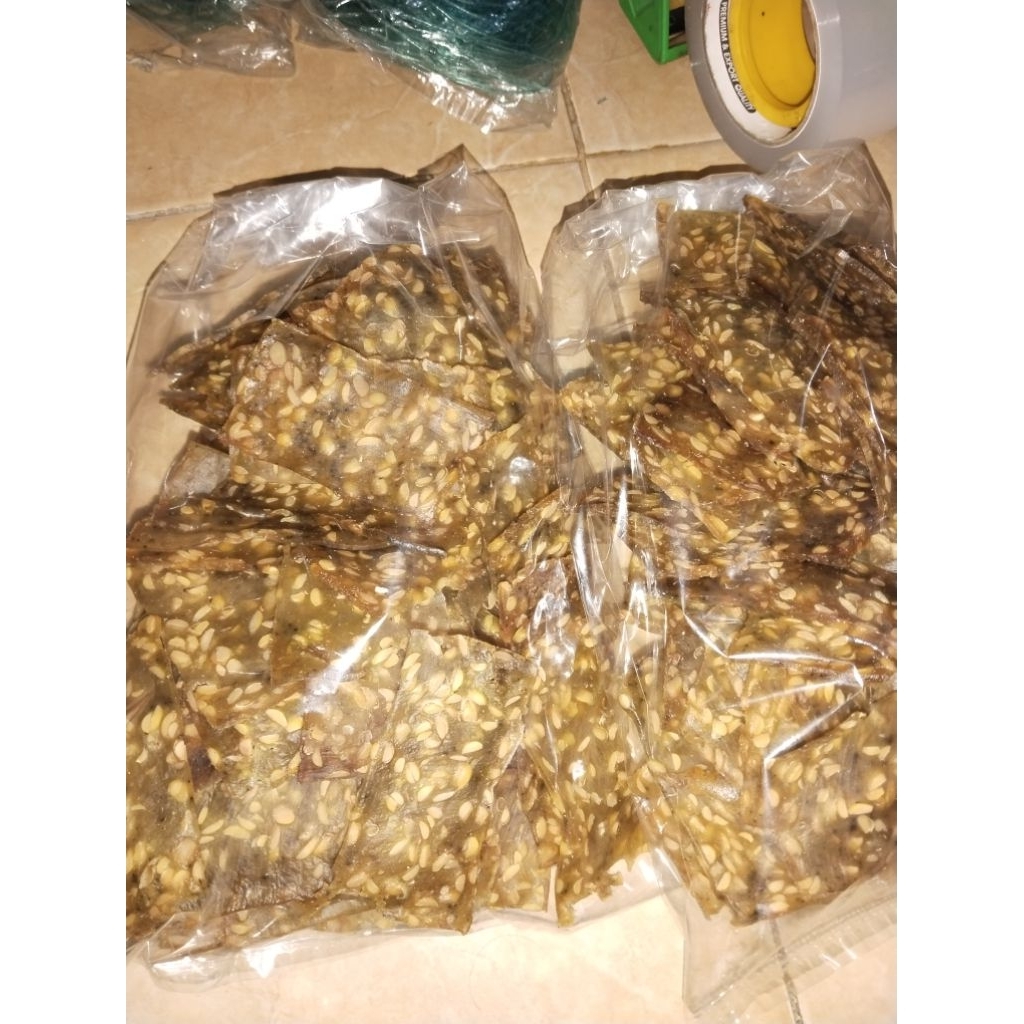 1 kg krupuk puli tempe full kedelai