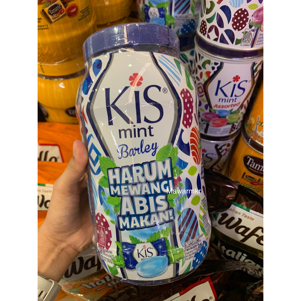 1 KARTON PERMEN KISS JAR TOPLES ISI 6PCS