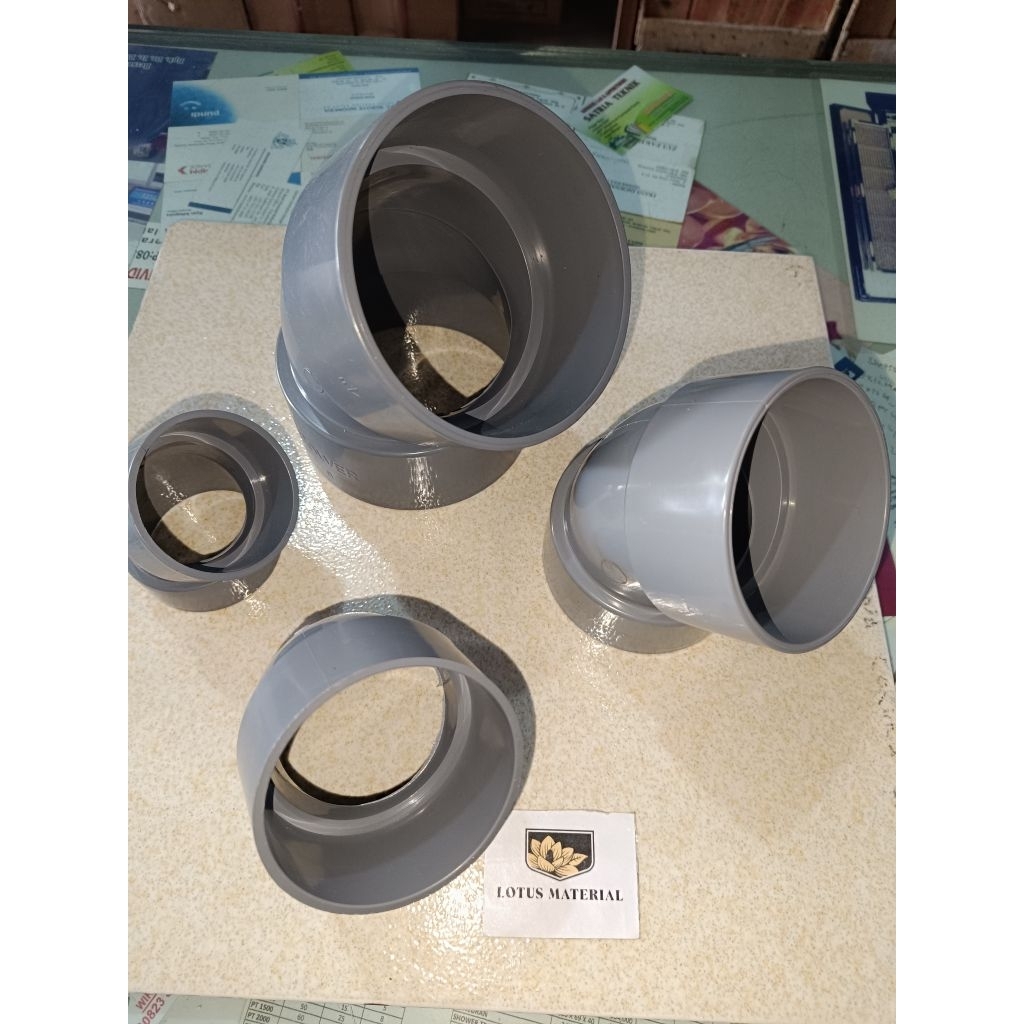 Elbow 45° derajat / knee 45° / Belokan pipa 45 / Elbow PVC 45 derajat /Sambungan Pipa Pvc / Fitting 