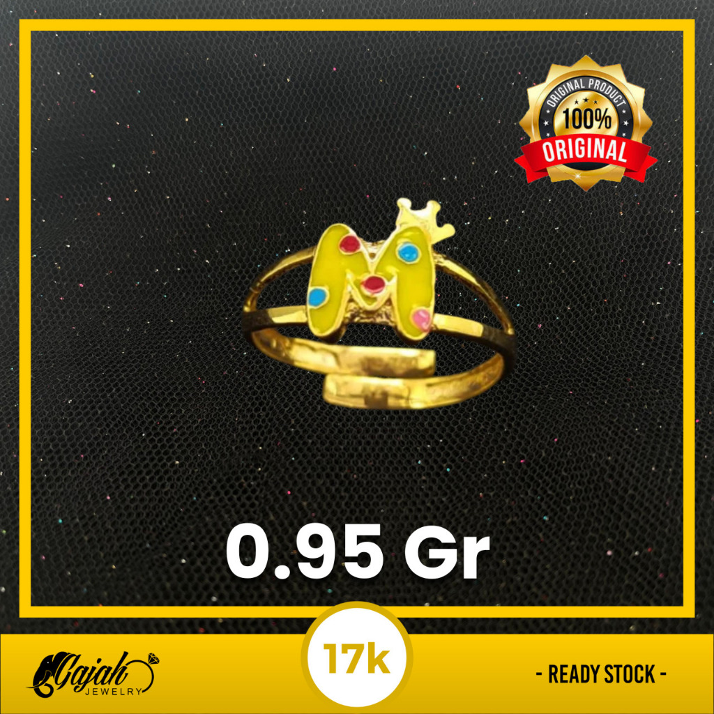 Cincin Anak Emas - Toko Emas Gajah - 0.95 Gram 2719
