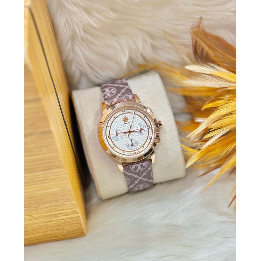 Jam Tangan Wanita Tory Burch Tali Kulit