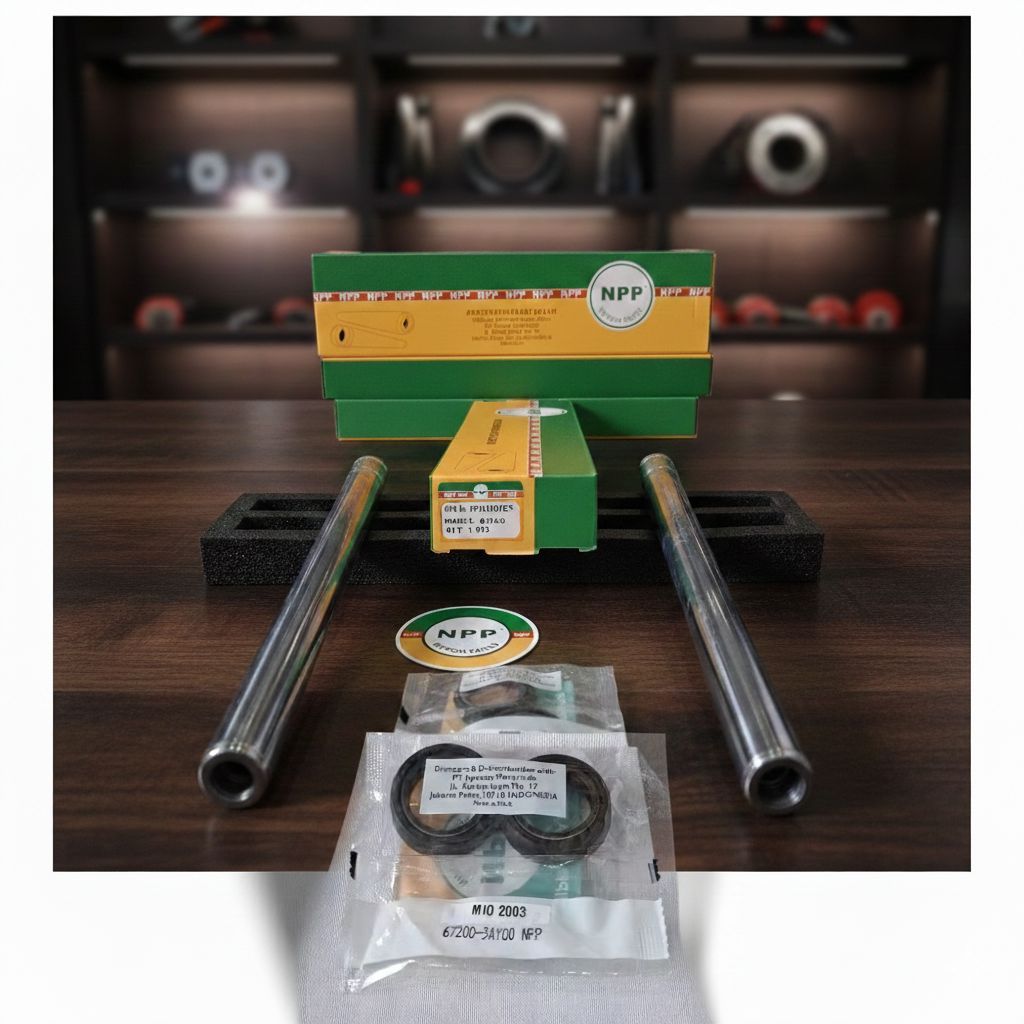 PAKET AS SHOCK PLUS SEAL SHOCK DEPAN MIO LAMA, MIO KARBU, MIO SPORTY, FINO KARBU, MIO SOUL, NOUVO 5T