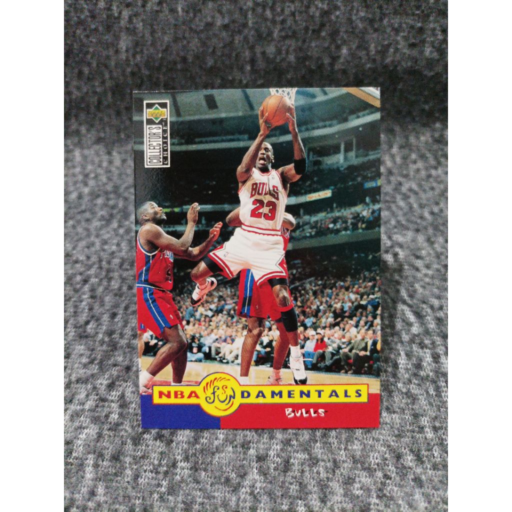 Upper deck collector's choice 1996 NBA fundamentals michael jordan
