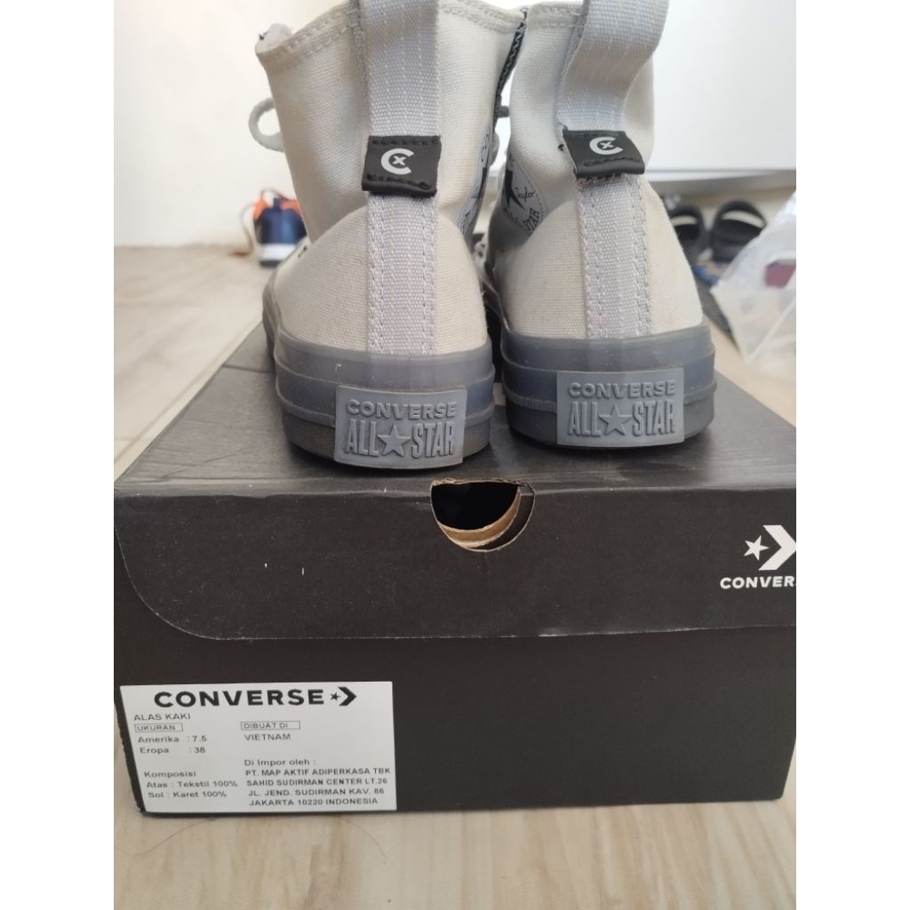 Converse CTAS CX Explore Vintage Athletic Unisex Sneakers-Natural Ivory/Blue