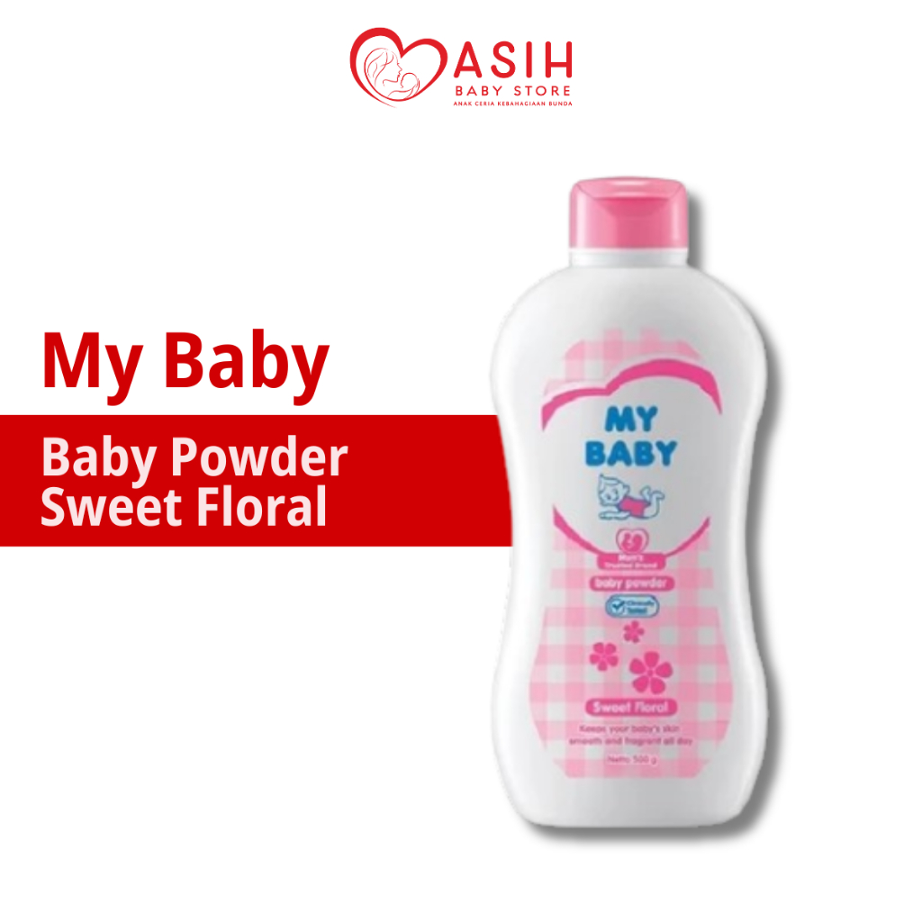 Bedak My Baby Sweet Floral 50 100 150 250 350 500 Gr Gram