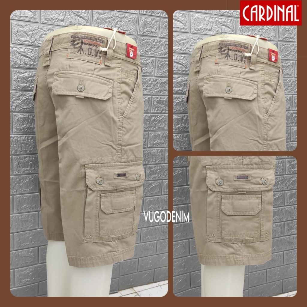 CARDINAL size 27-38 / celana pendek cargo pria / celana cargo pendek CARDINAL / celana pendek CARDIN