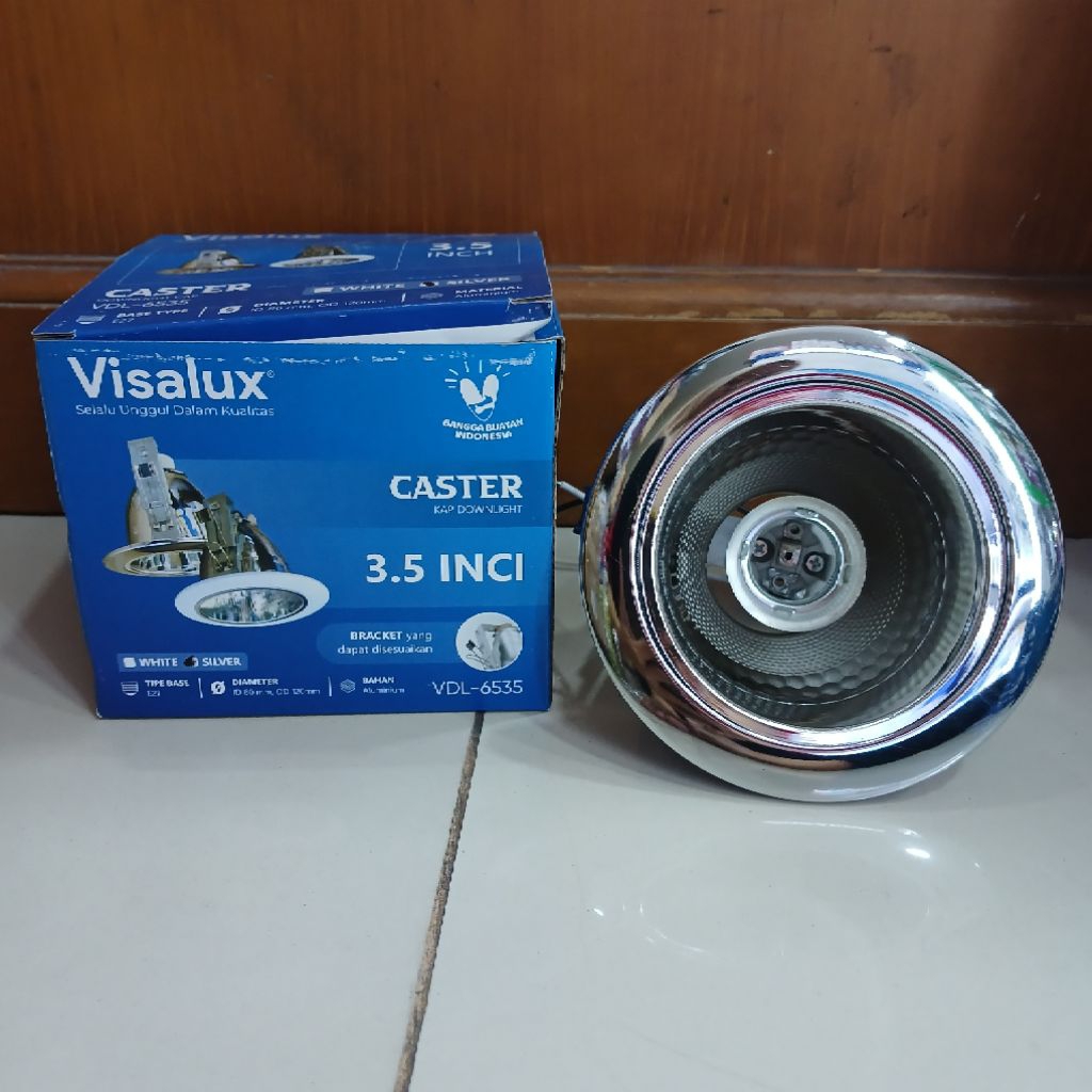 VISALUX CASTER DOWNLIGHT 3,5" SILVER