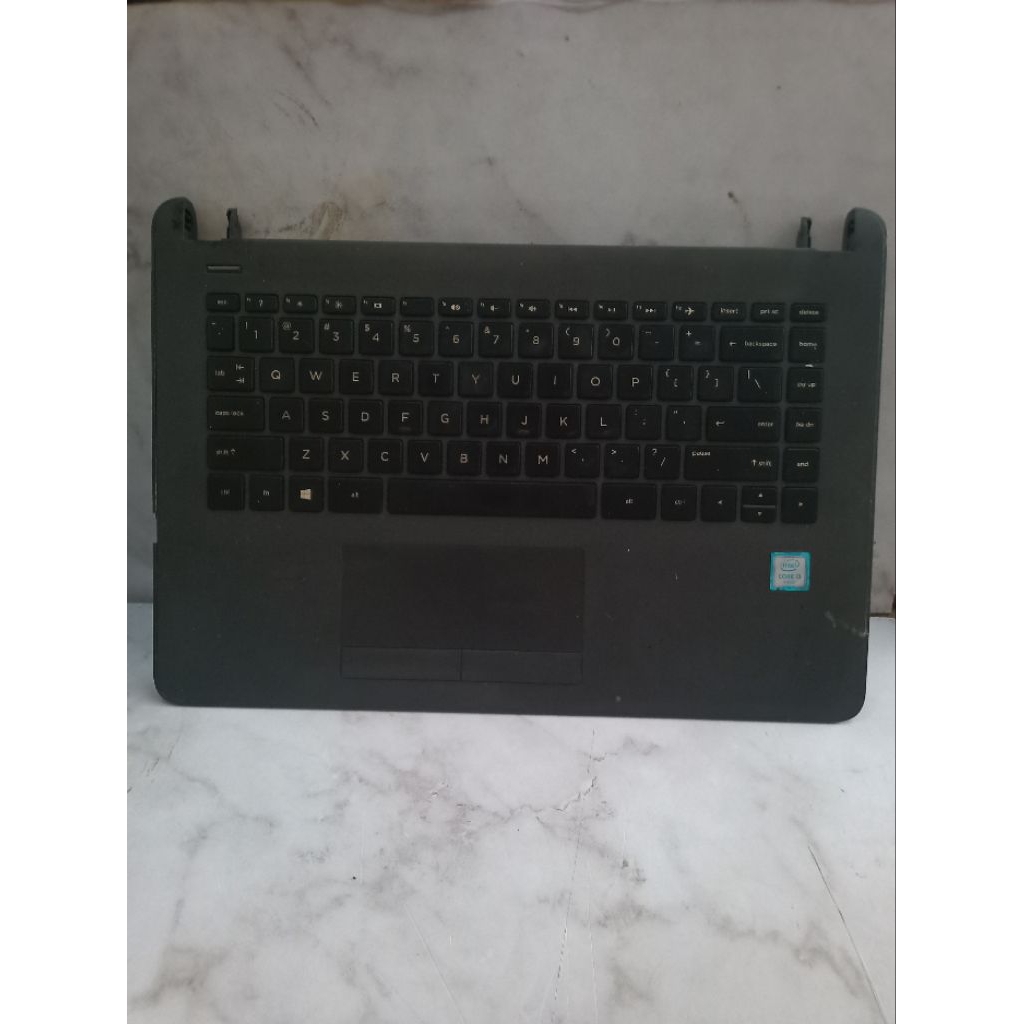 CASING BAGIAN KEYBOARD DAN BAWAH LAPTOP HP 240G6